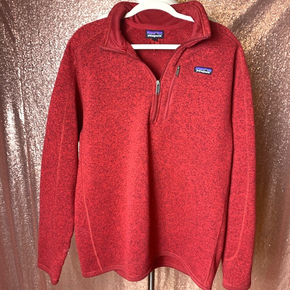 patagonia molten lava better sweater
